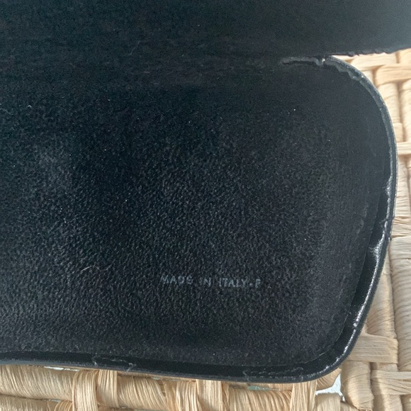 CHANEL hard sided glasses case in black quilted pattern EUC - Picture 8 of 9